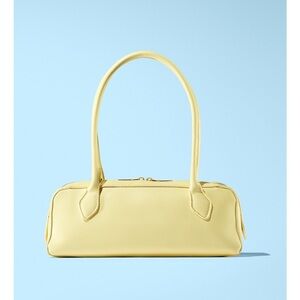 Urban Expressions / Aqua East West Medium Shoulder Bag Butter Yellow
